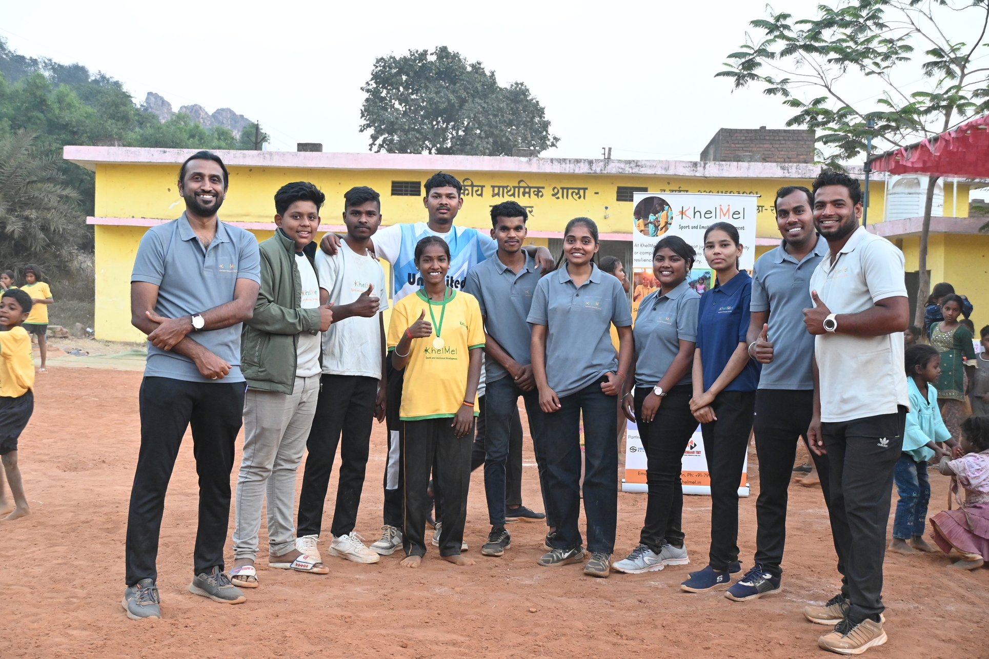 team at kho kho event